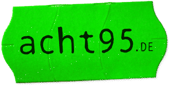 acht95-Preisschild